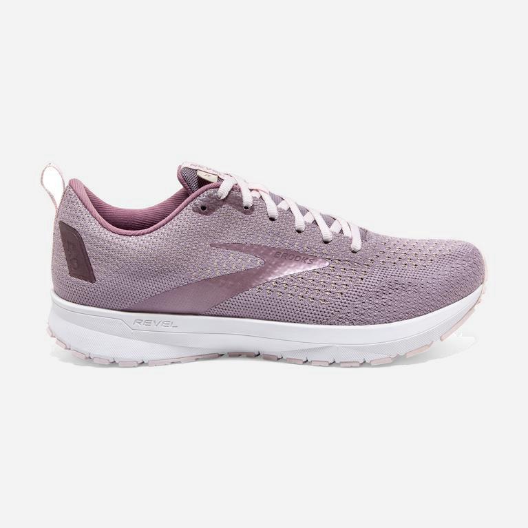 Brooks Revel 4 Australia - Women's Road Running Shoes - MediumPurple/Almond/Metallic/Primrose (06395